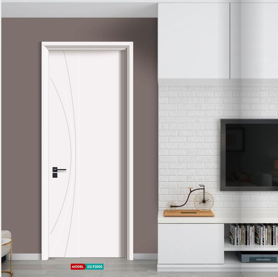 Wholesales Price Wooden PVC MDF Plywood Laminated Interior Security Interior Door