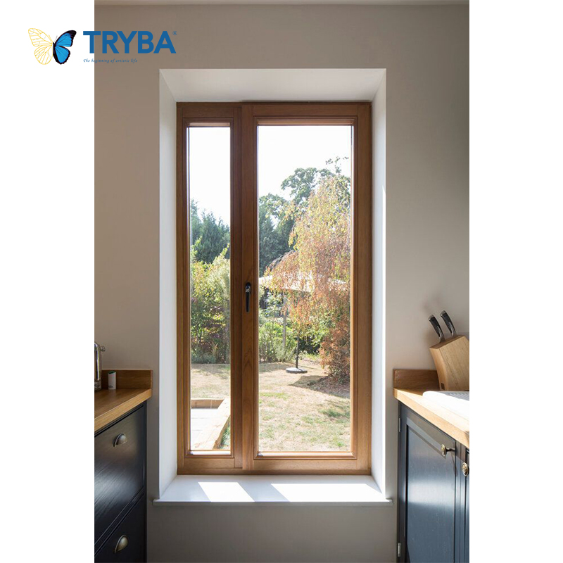 Multi-Chambered Frame Soundproof Low-E UPVC Casement Door for Studios