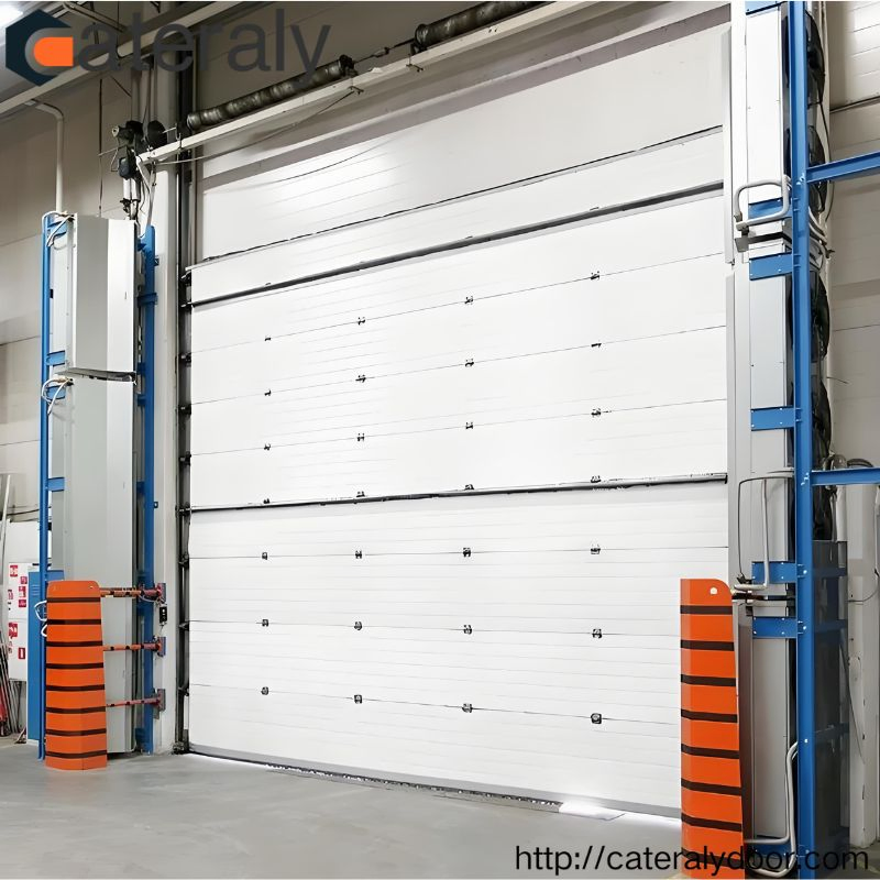 Factory Wholesale Sectional Door Reliable Industrial Door with Durable Online Support Services Available with Motor Garage Gate Automatic Door