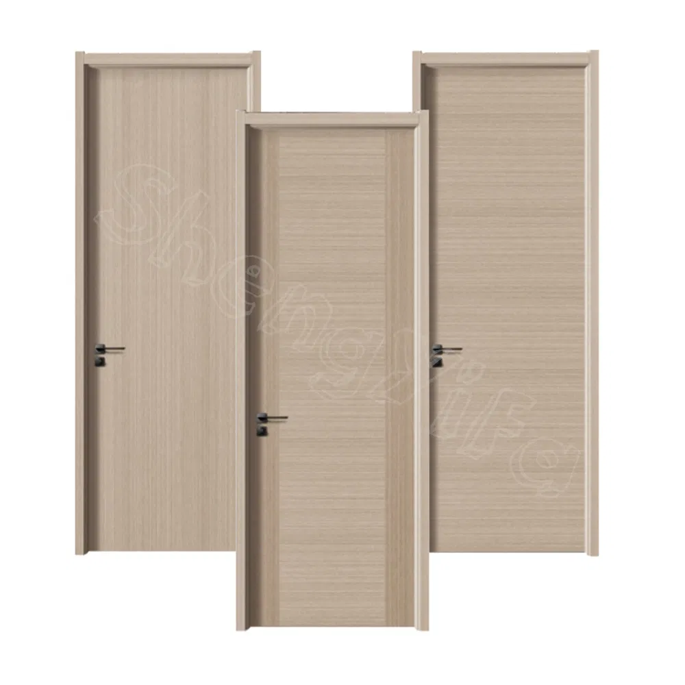 Shengyifa Modern Wooden Skeleton Design Melamine WPC House Hotel Interior Bedroom Door