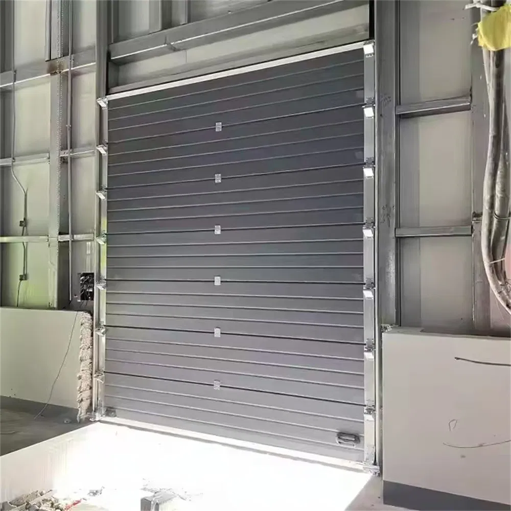 Wholesale Industrial Automatic Sandwich Panel Steel Door Exterior Sliding Lifting Overhead Sectional Garage Door for Warehouse Loading Area