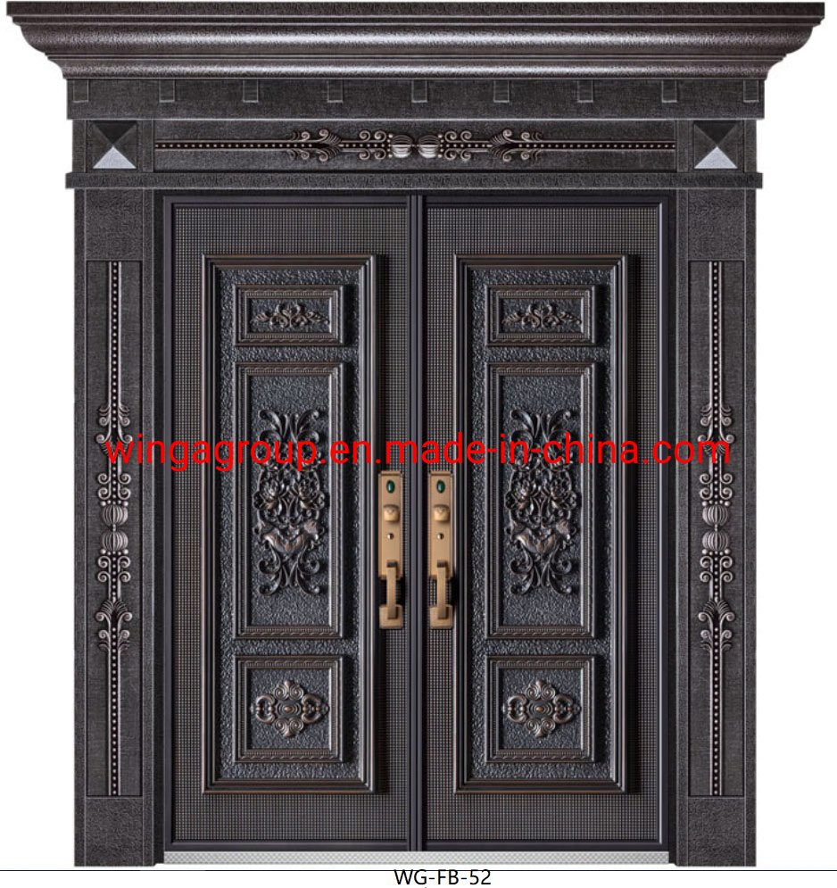 with Pillar Frame Explosion Proof Aluminum Cast Copper Door Wg-Fb-49