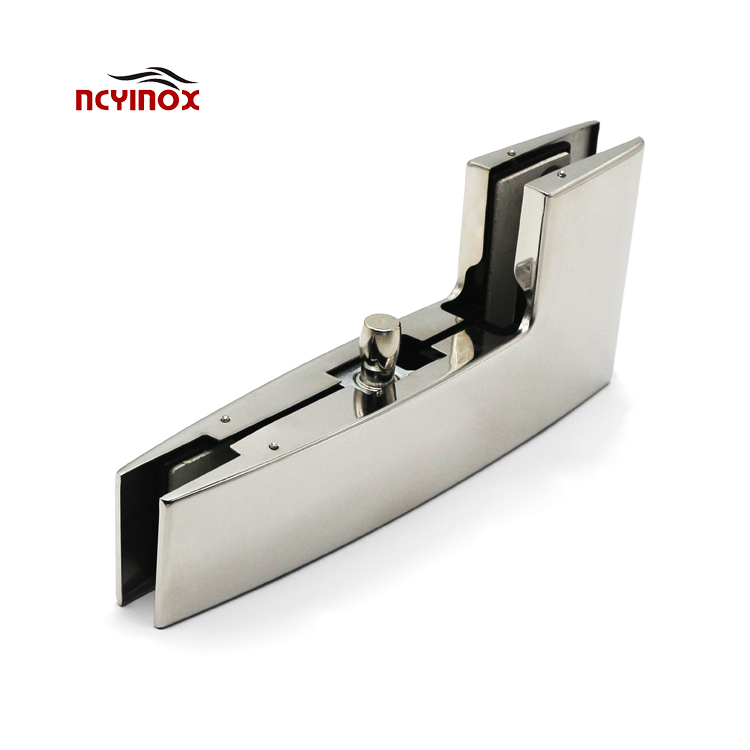 Stainless Steel Swing Sliding Frameless Office Glass Door Patch Fitting Top Panel Hardware