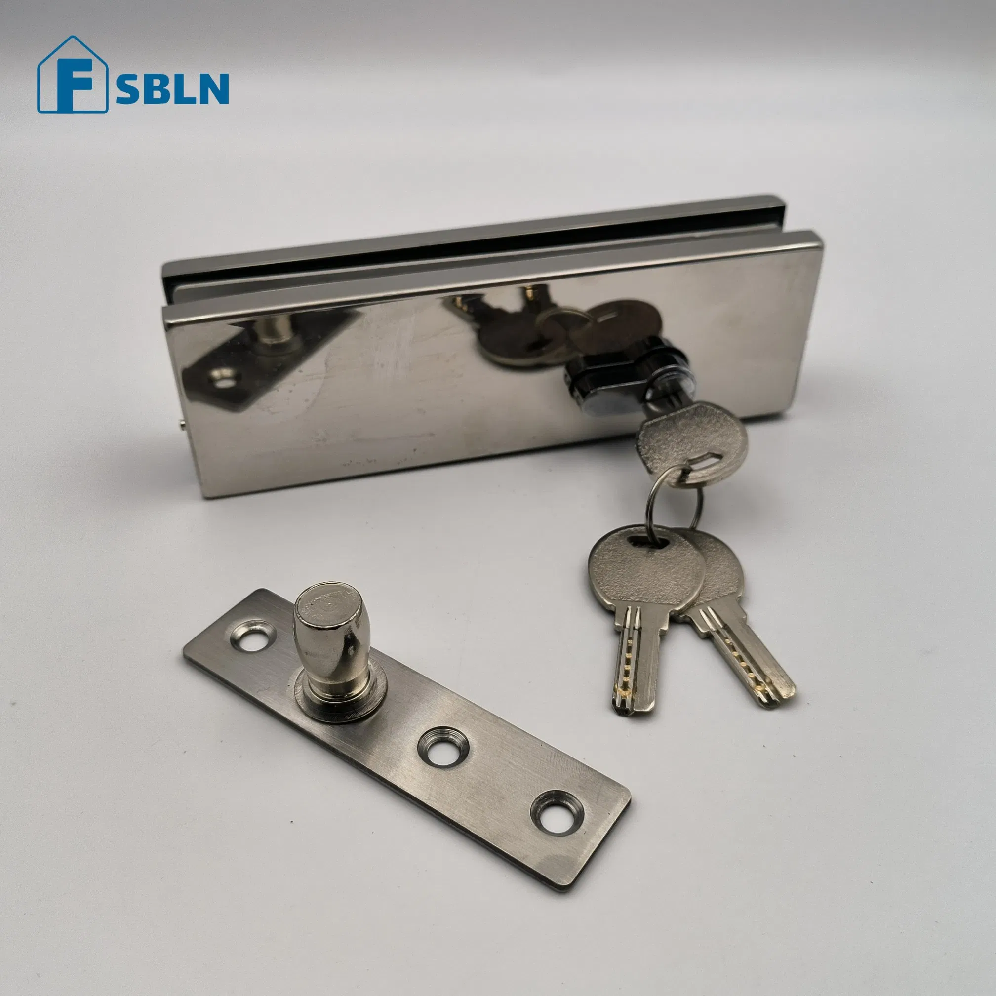 Bln Frameless Glass Door Locking Patch Fitting