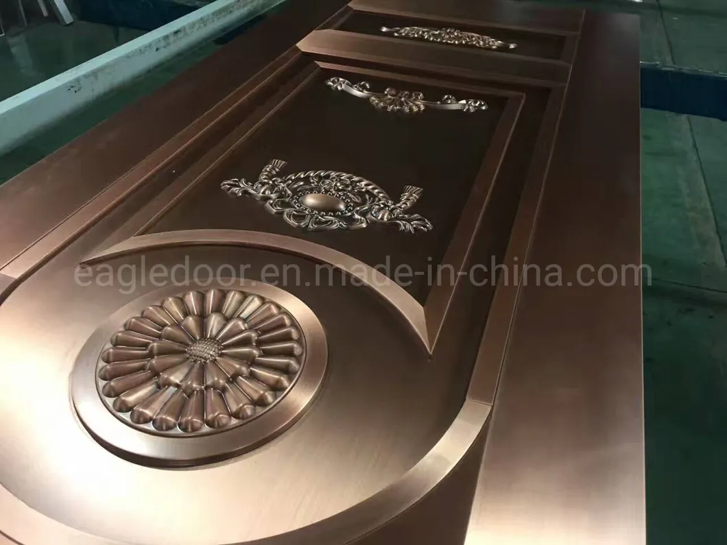 Copper Entry Door Design 6