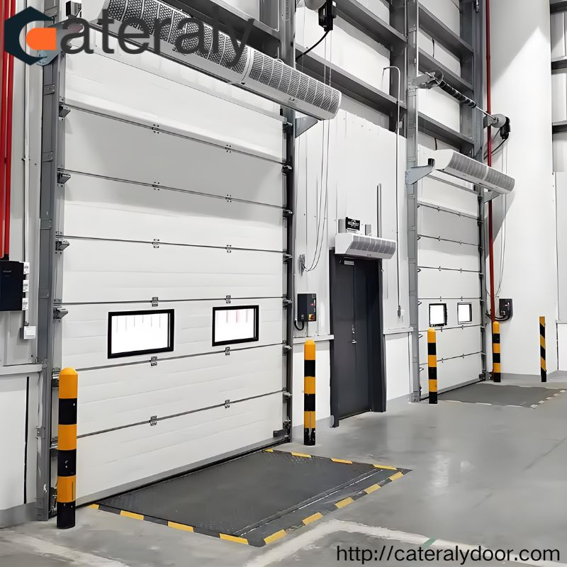 Factory Wholesale Sectional Door Reliable Industrial Door with Durable Online Support Services Available with Motor Garage Gate Automatic Door