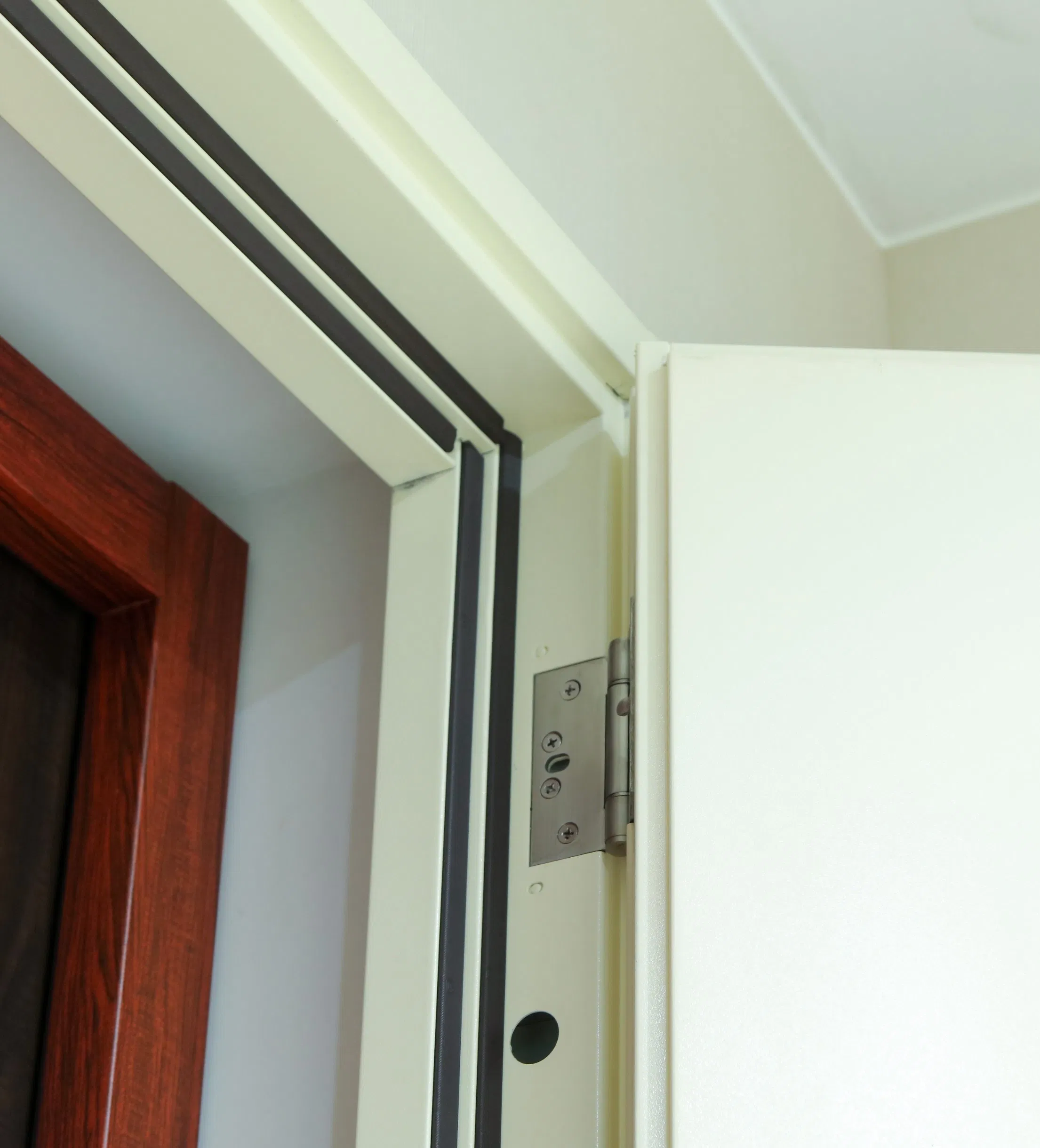 Recording Studio Sound Insulation Interior Wood Grain Acoustic Indoor Soundproof Doors for Theatre