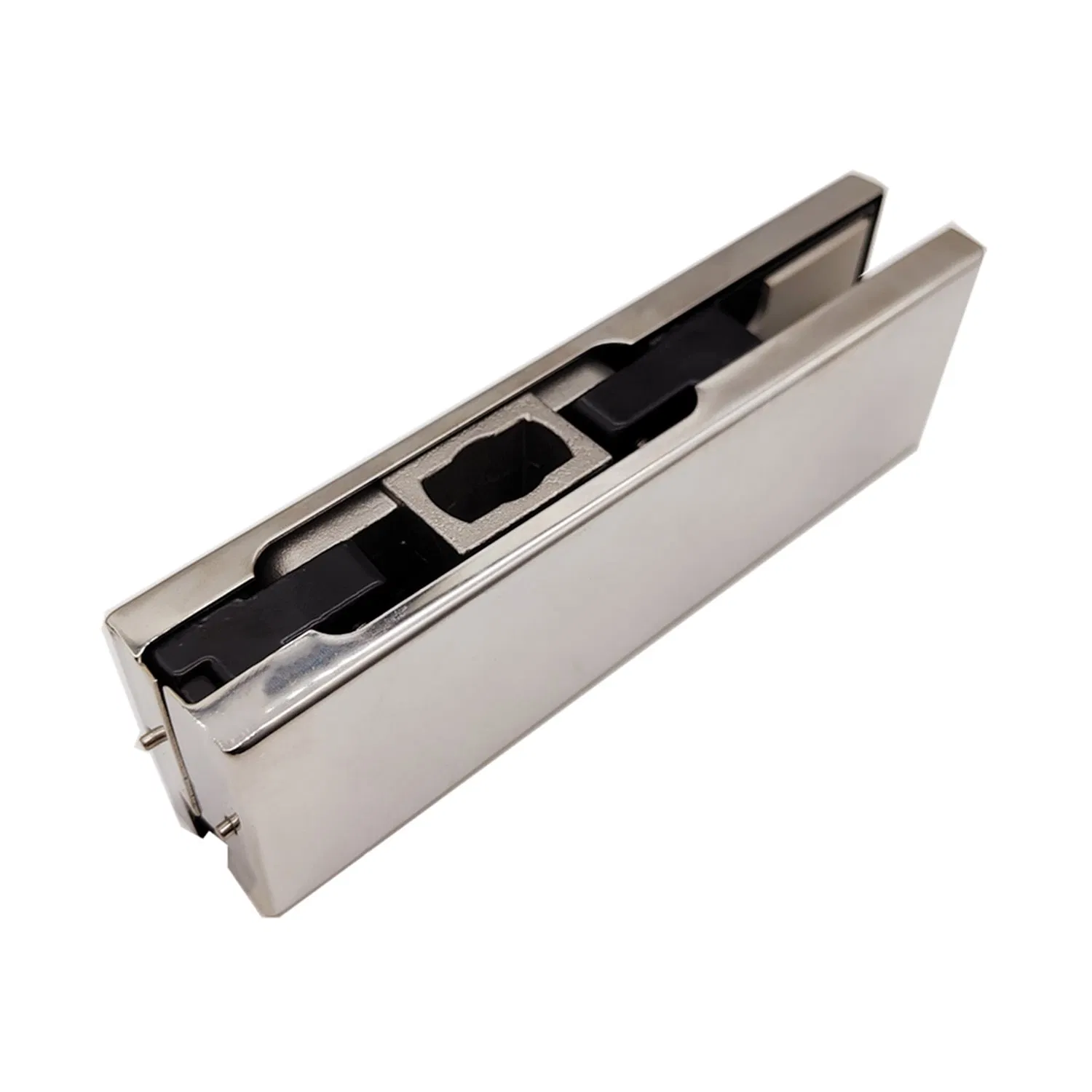 Stainless Steel 304 Frameless Glass Door Bottom Patch Fittings Door Clamp