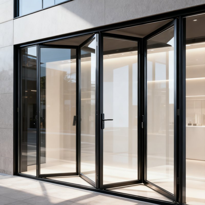 Sound Insulated Aluminum Doors for Office and Studio