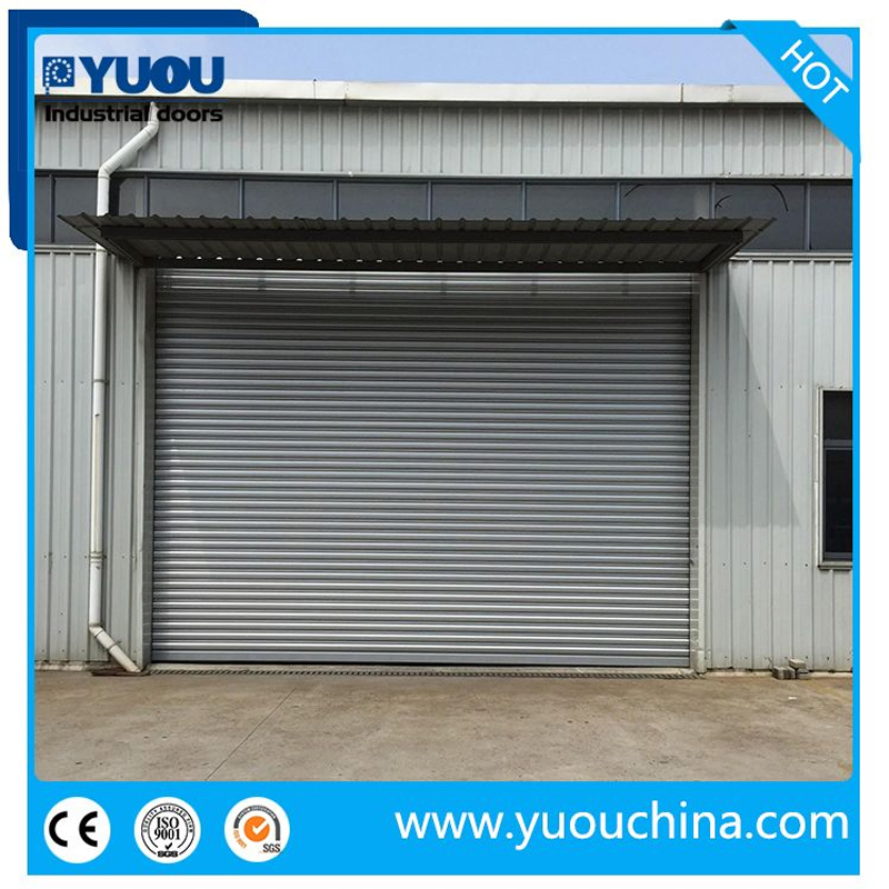 Wholesale Security Industrial or Commercial Automatic Galvanized/Stainless Steel Metal Large Wind Proof Resistant Rolling Roll up Warehouse Roller Shutter Door