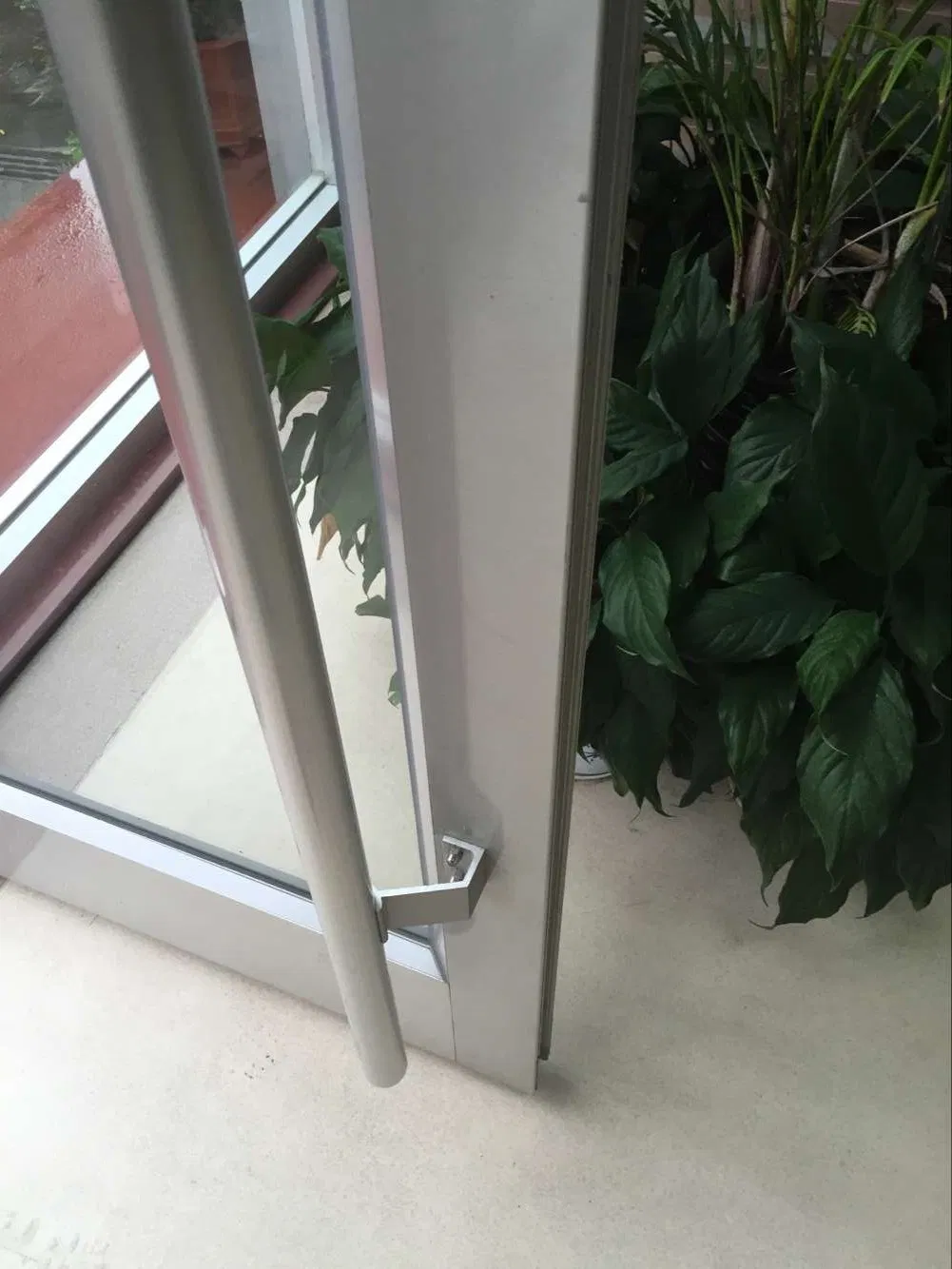 Topbright Good Quality Certer Aluminum Pivot Door Withtermpered Glass