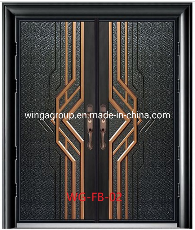 Africa Explosion Proof Aluminum Cast Copper Boar Security Door Wg-Fb-91