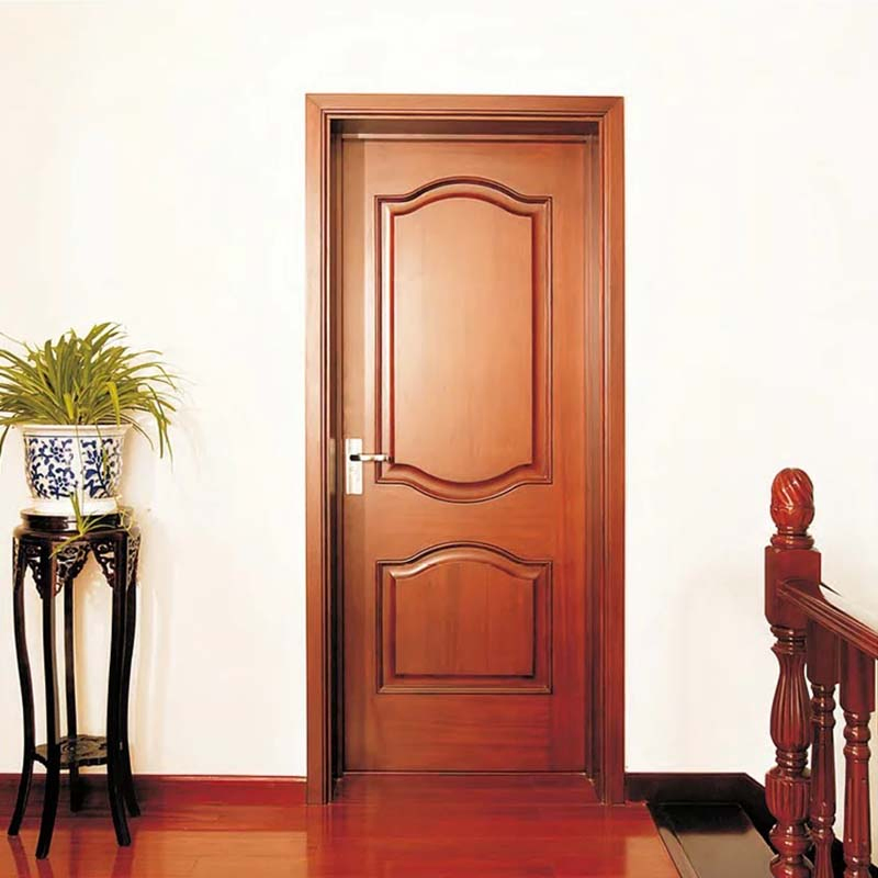 Customized Modern Solid Wood Doors Sound Insulation Melamine Interior Door Room Doors for Home
