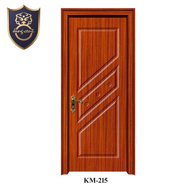 Stylish PVC Coated MDF Laminated Wood Doors for Interiors