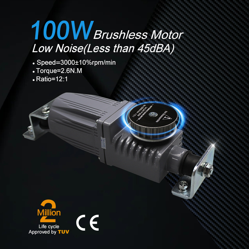 150kg Hh130 Automatic Sliding Doors Commercial Frameless Motor Automatic Sensor Glass Sliding Doors with Accessories Optional