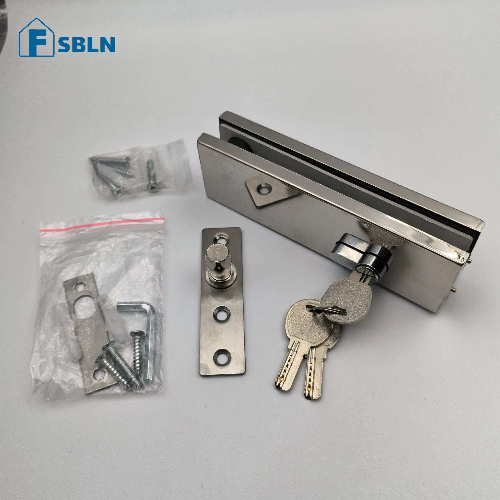 Bln Frameless Glass Door Locking Patch Fitting