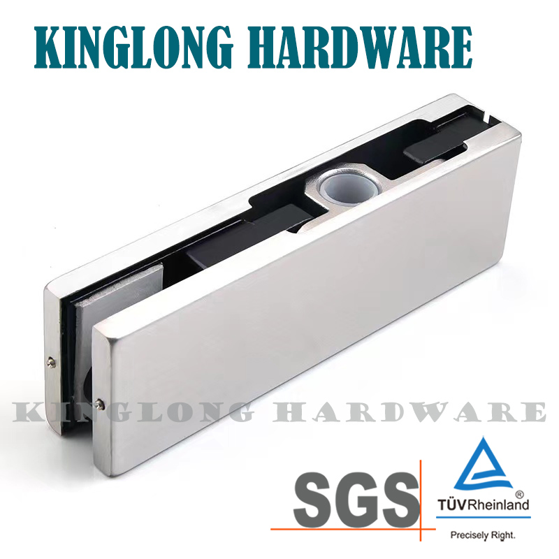 Stainless Steel Glass Door Hardware Frameless Door Hinge Patch Fitting Top Clamps