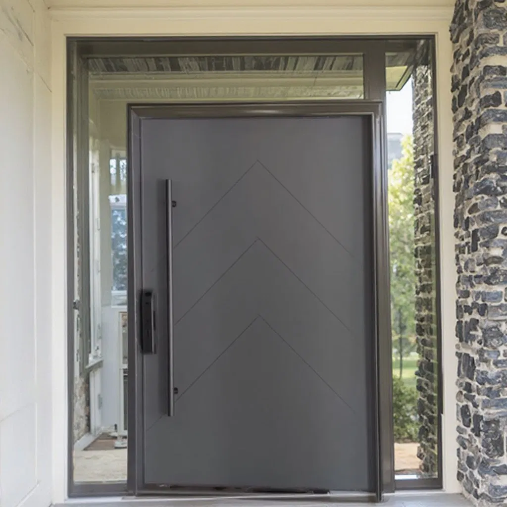 Cheap Price Stainless Steel Door Front Metal Modern Exterior Security Steel Door Cast Aluminium Security Door