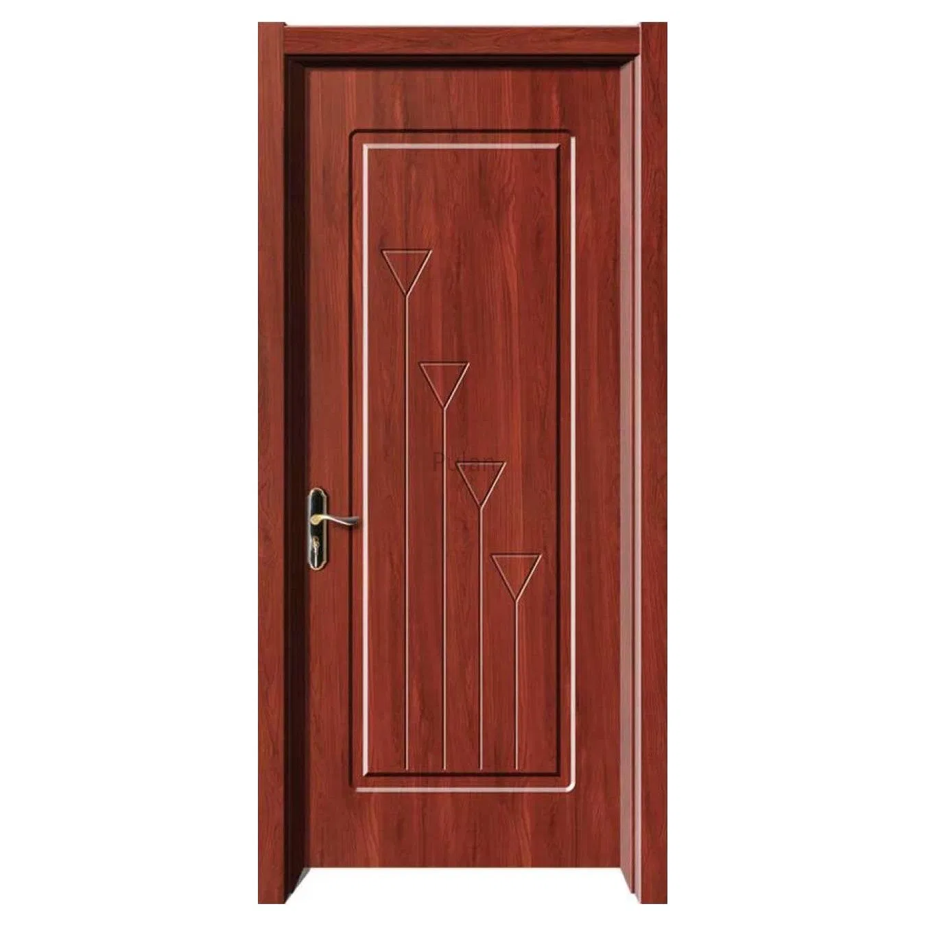 Elegant PVC Laminated MDF Interior Door for Apartment Spaces