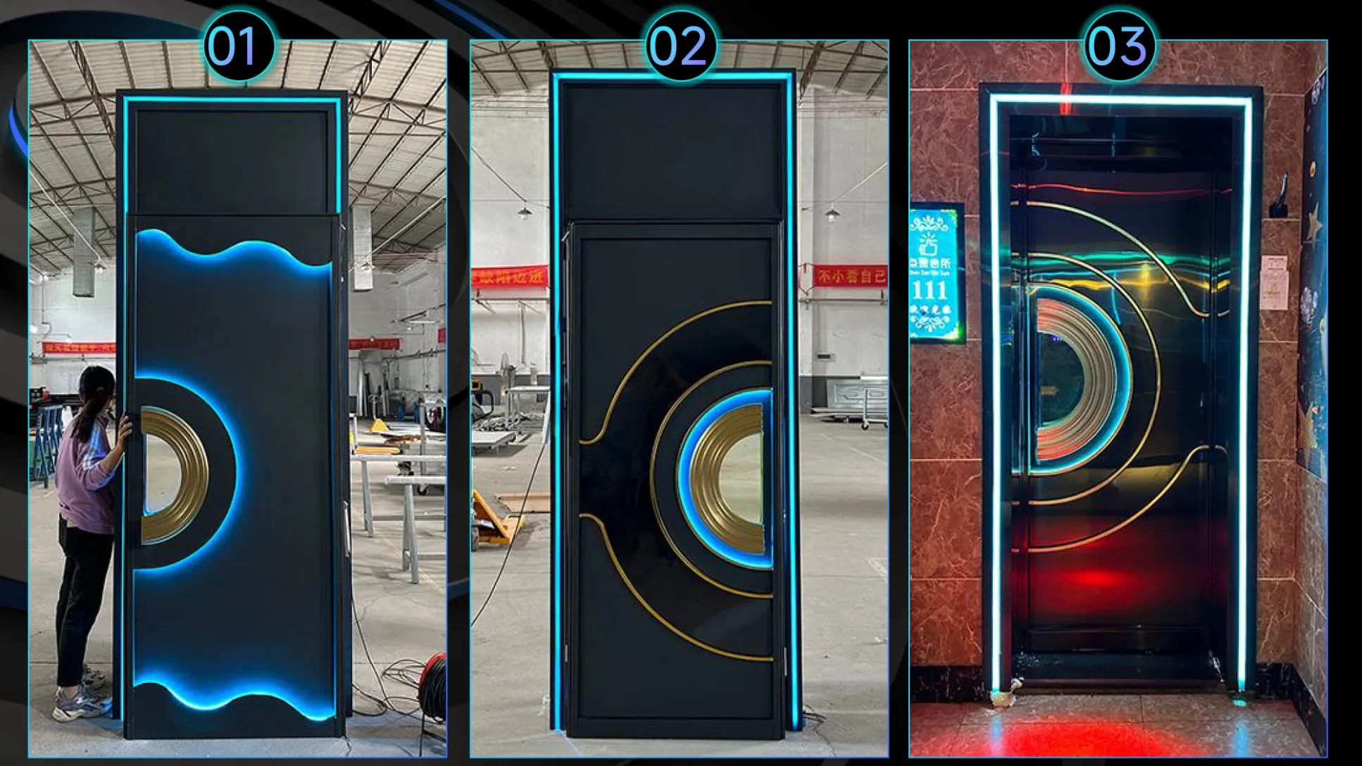 Steel Soundproof Door for Modern KTV Bar Studio Piano Room Excellent for Recording Silent Environments Supermarkets Hotels