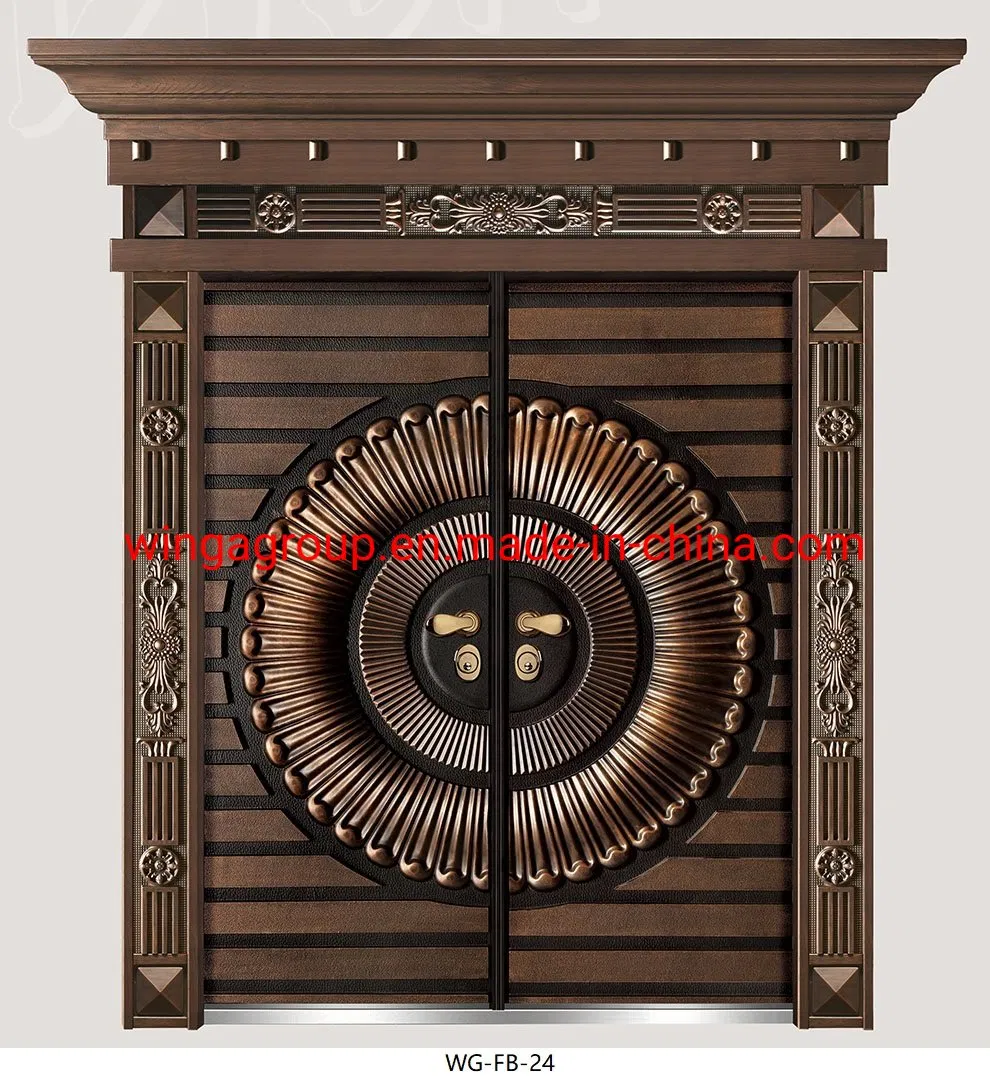 with Pillar Frame Explosion Proof Aluminum Cast Copper Door Wg-Fb-49