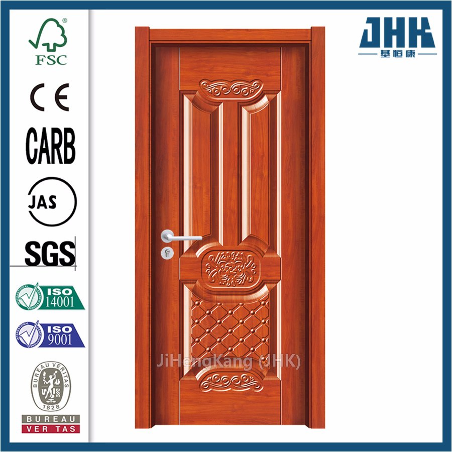 Jhk Thailand Cheap Interior Commercial Plywood Melamine Moulded Door