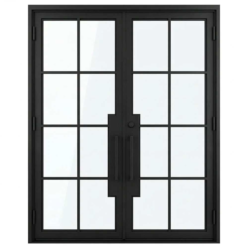Soundproof Steel French Door for Home Studio and Private Office