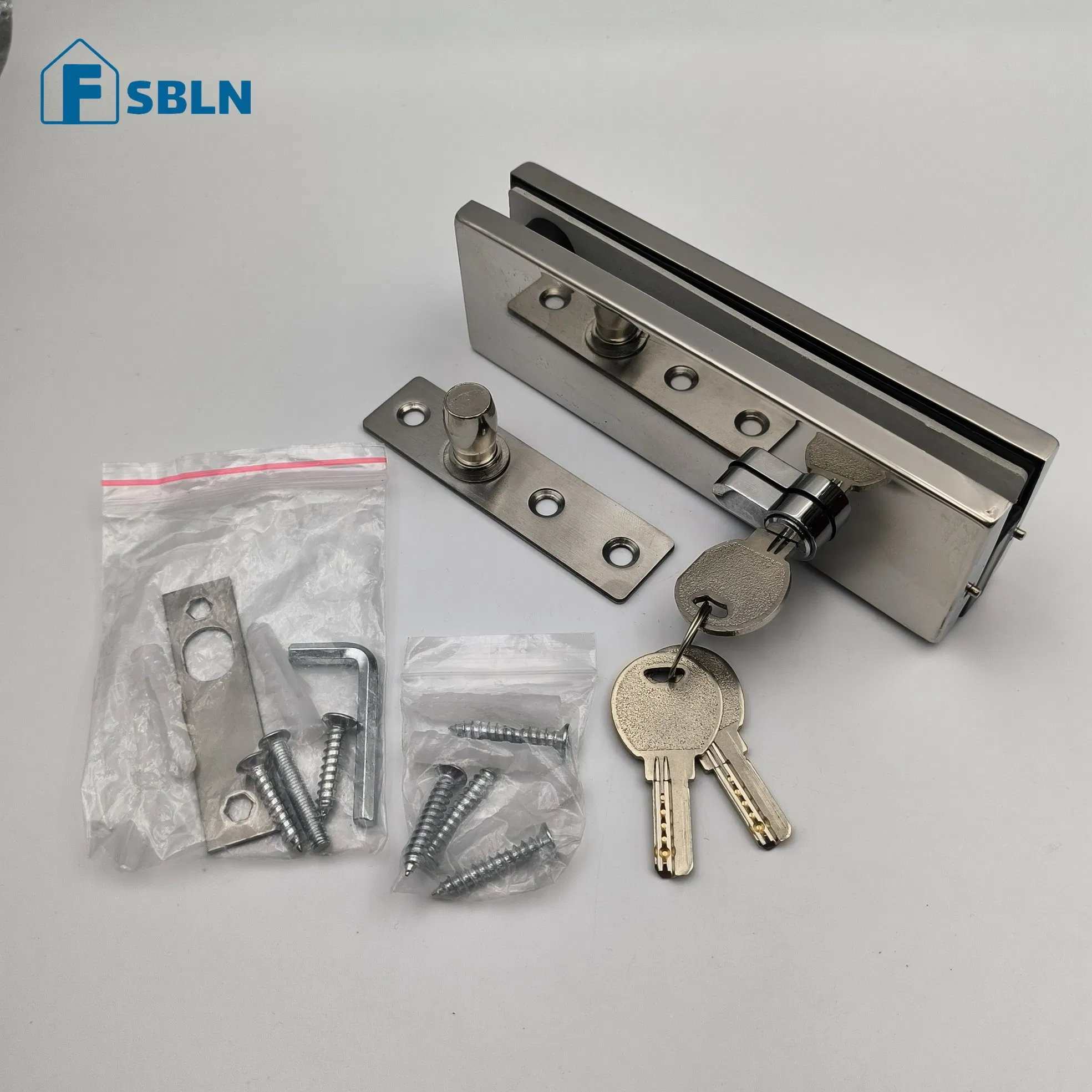 Bln Frameless Glass Door Locking Patch Fitting
