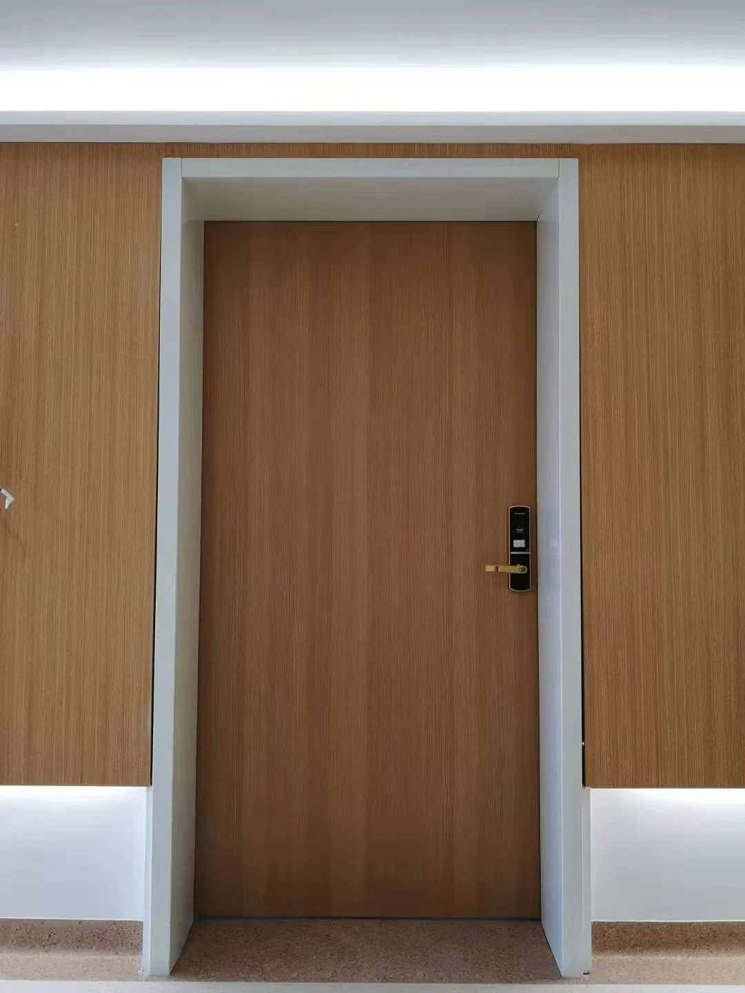 Hotel Apartment Interior Fireproof Fire Resistance Soundproof Fire Retardant MDF PVC Composite Laminated Melamine Solid Timber Fire Classroom Doors