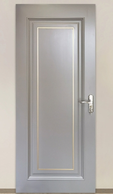 China Hotel Door Melamine Composite Wood Grain Indoor Fiber Doors Simple Flat Door Interior Wooden Swing Solid Door