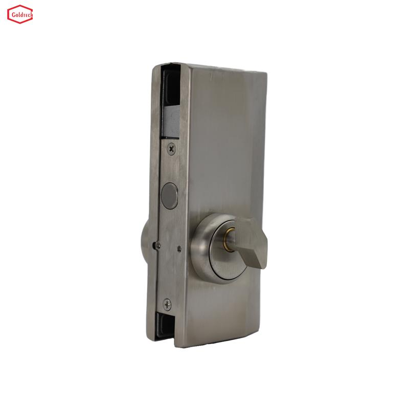Privacy High Quality Frameless Commercial Glass Door Lock Patch Fitting