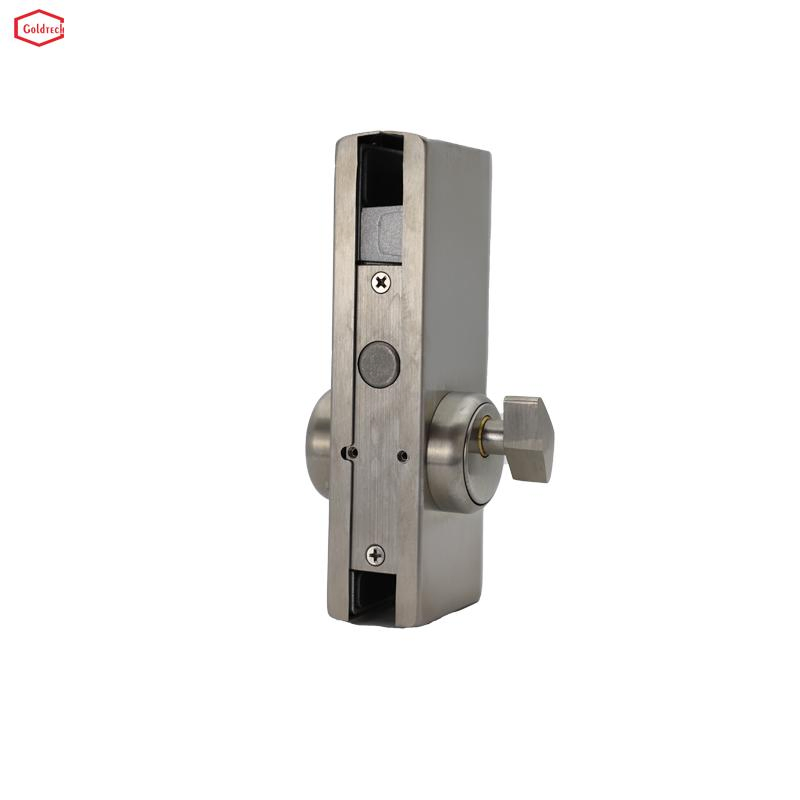 Privacy High Quality Frameless Commercial Glass Door Lock Patch Fitting