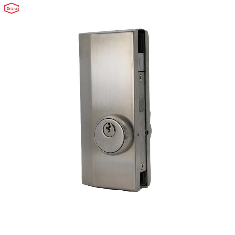 Privacy High Quality Frameless Commercial Glass Door Lock Patch Fitting