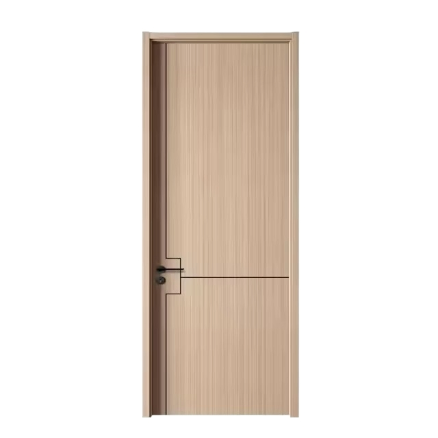 Modern Interior Melamine Doors Interior Laminated Design Wood Doors Cheap Reasonable Price PVC Laminated MDF Doors