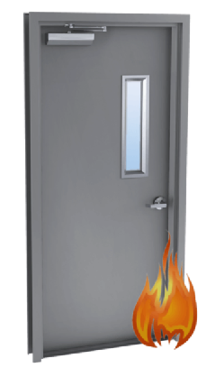 90 Minute Customized Fire Rated Steel Door