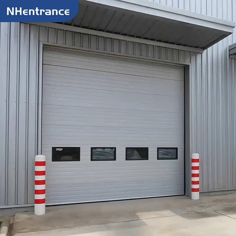 Commercial Industrial Steel Insulated Overhead Door for Factory and Warehouse Sectional Garage Door