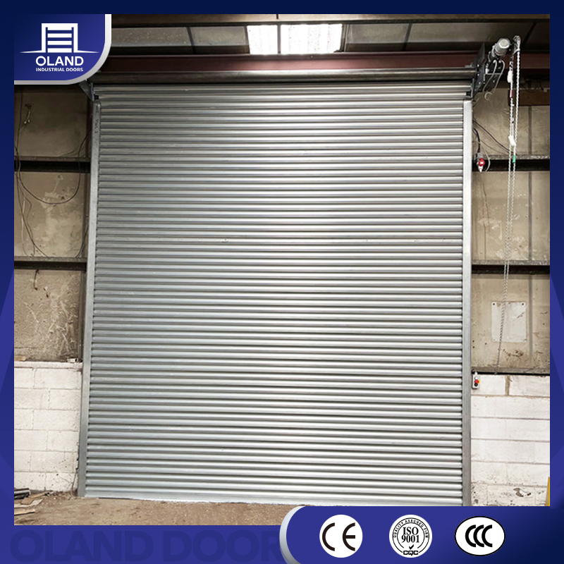 Heavy Durable Windproof Steel Security Roller Shutter Door Insulated Industrial Galvanized Stainless Roll up Door Metal Rolling Garage Doors for Warehouse