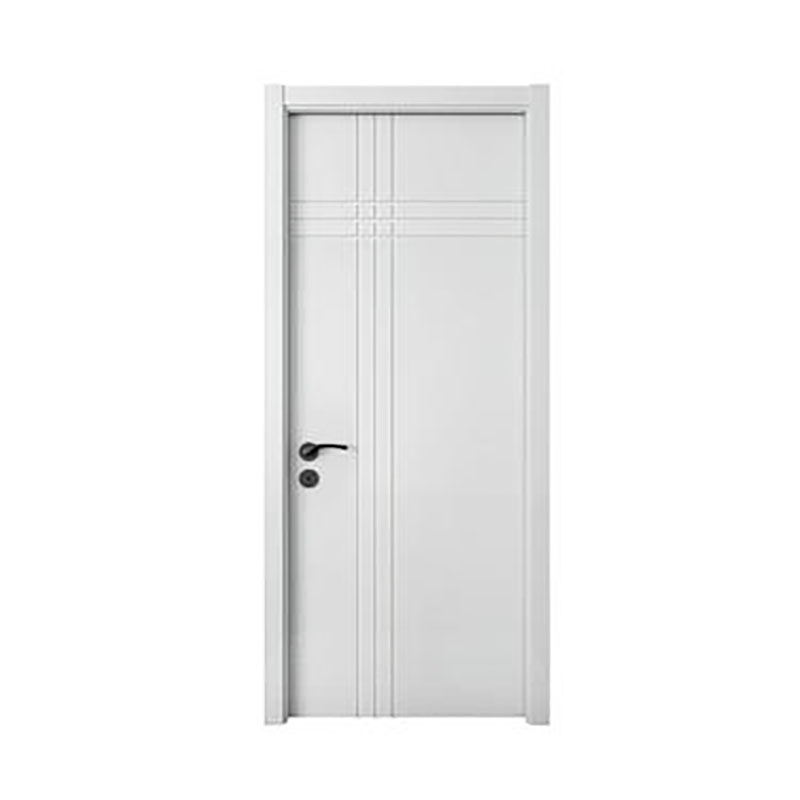 China Hotel Door Melamine Composite Wood Grain Indoor Fiber Doors Simple Flat Door Interior Wooden Swing Solid Door