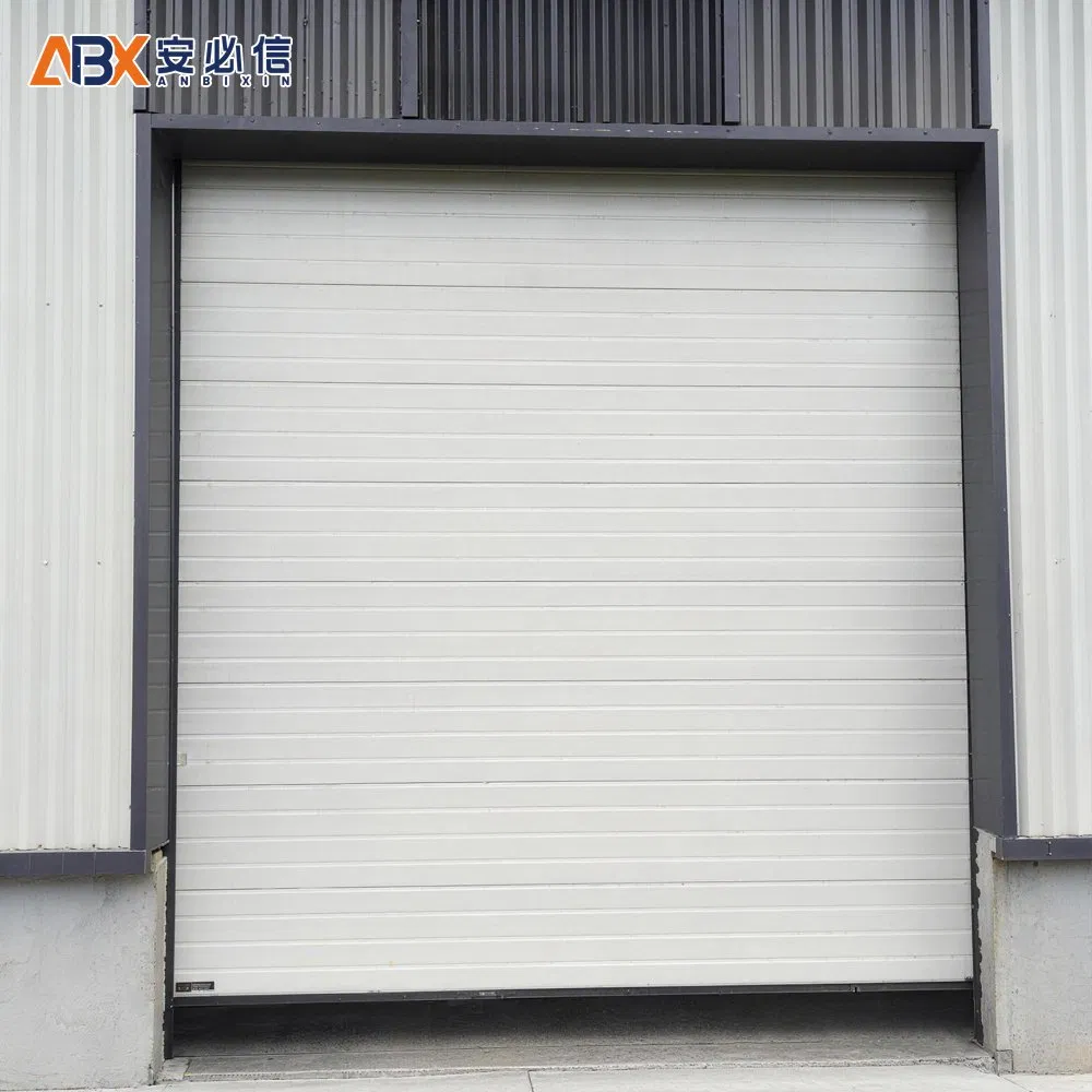 Mechanically Operated Steel Electric Insulated Roll up Folding Sectional Garage Door for Large Industrial Openings