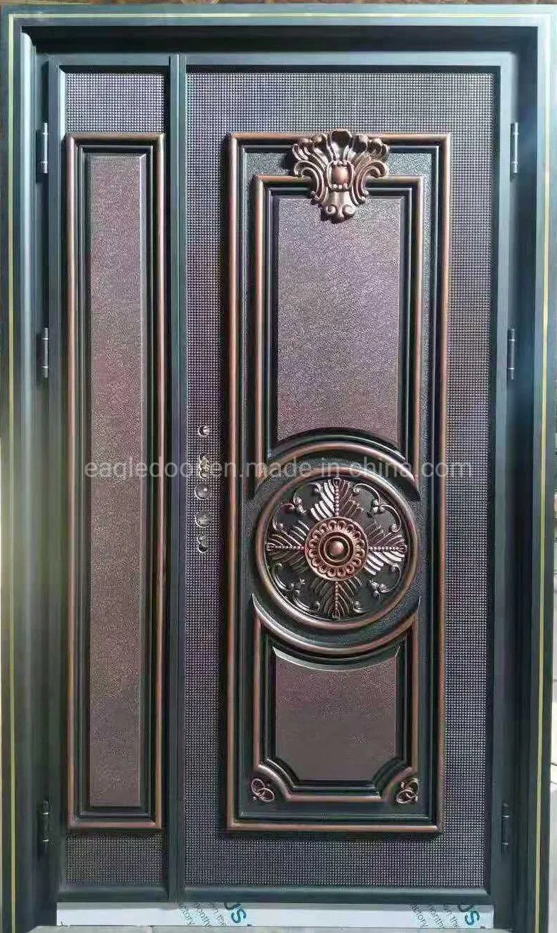 Factory Middle East Cast Aluminum Explosion-Proof Hot Security Steel Door
