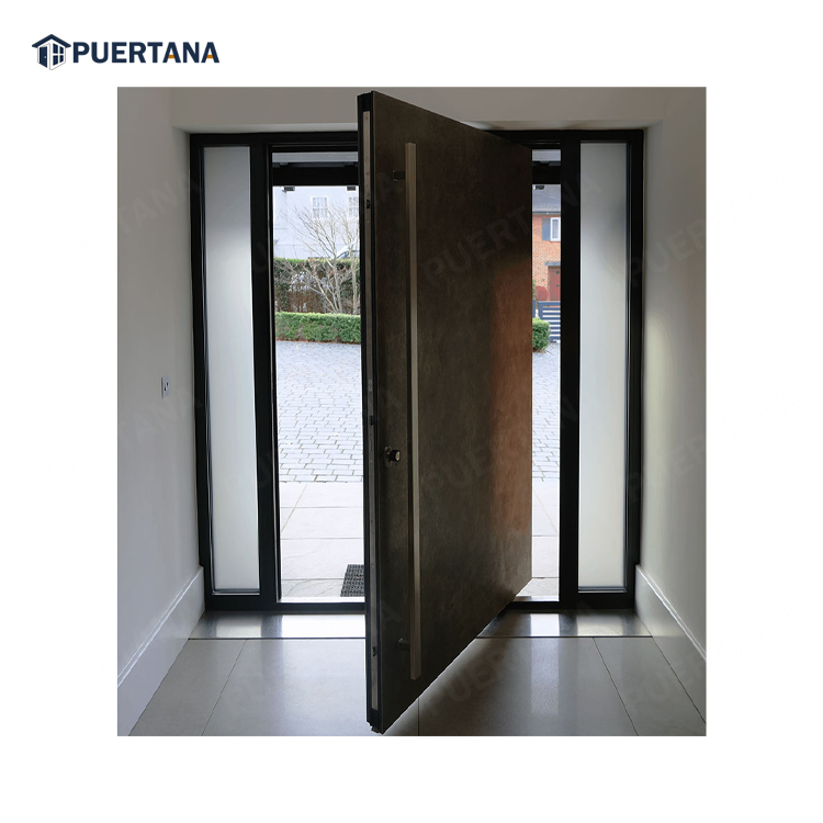 Chinese Factory Cast Aluminum Explosion-Proof Bulletproof Iron Front Security Steel Door