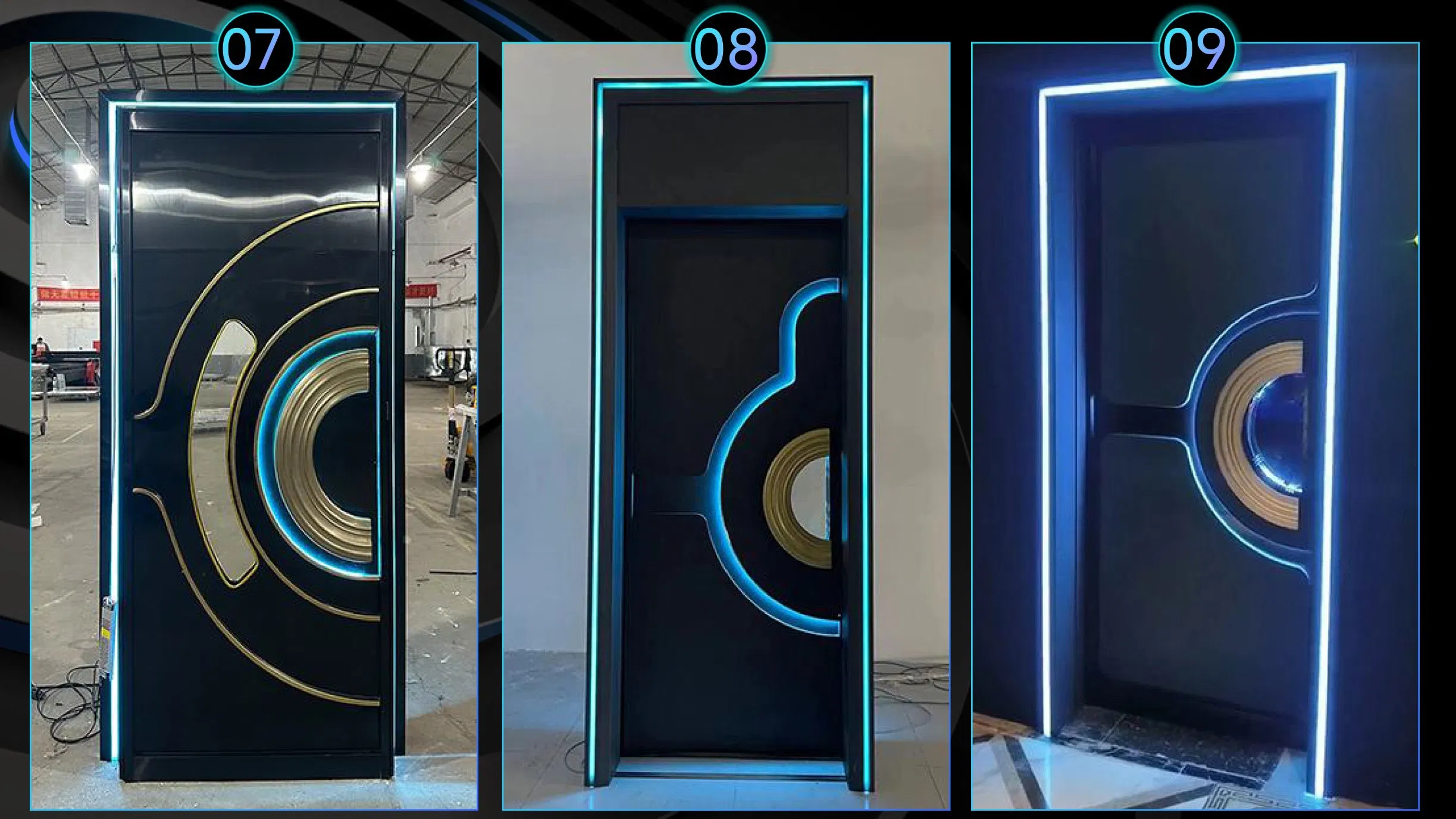 Steel Soundproof Door for Modern KTV Bar Studio Piano Room Excellent for Recording Silent Environments Supermarkets Hotels