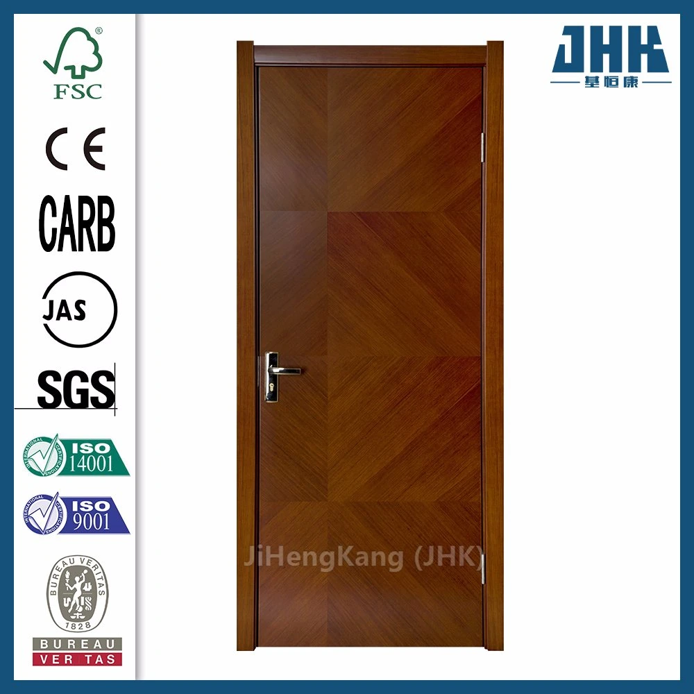 Jhk Kitchen Economical Interior Laminated MDF/HDF Moulde Wooden PVC Door