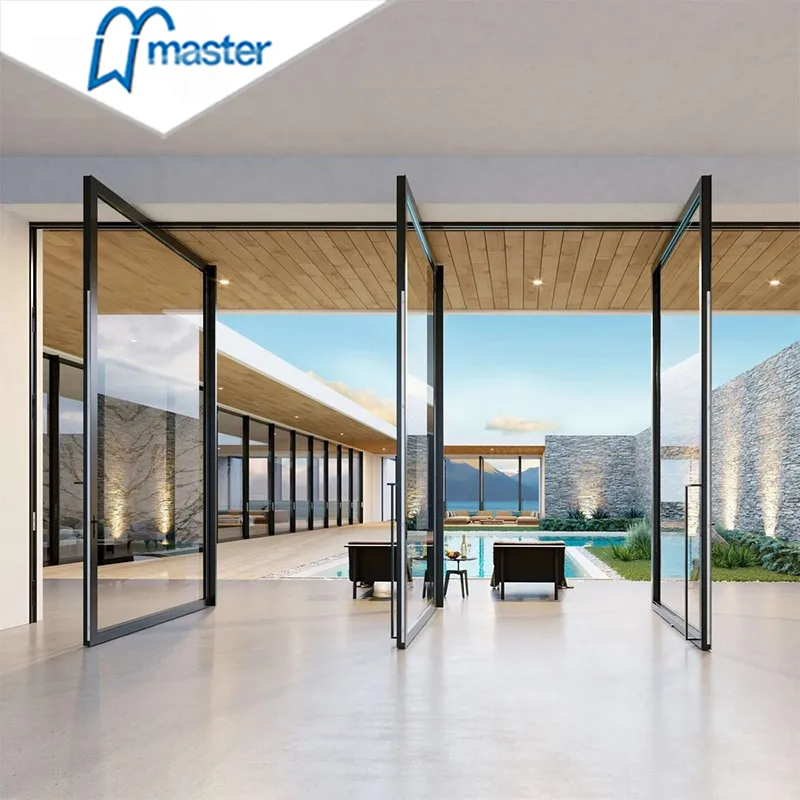 Aluminum Glass Pivot Door Main