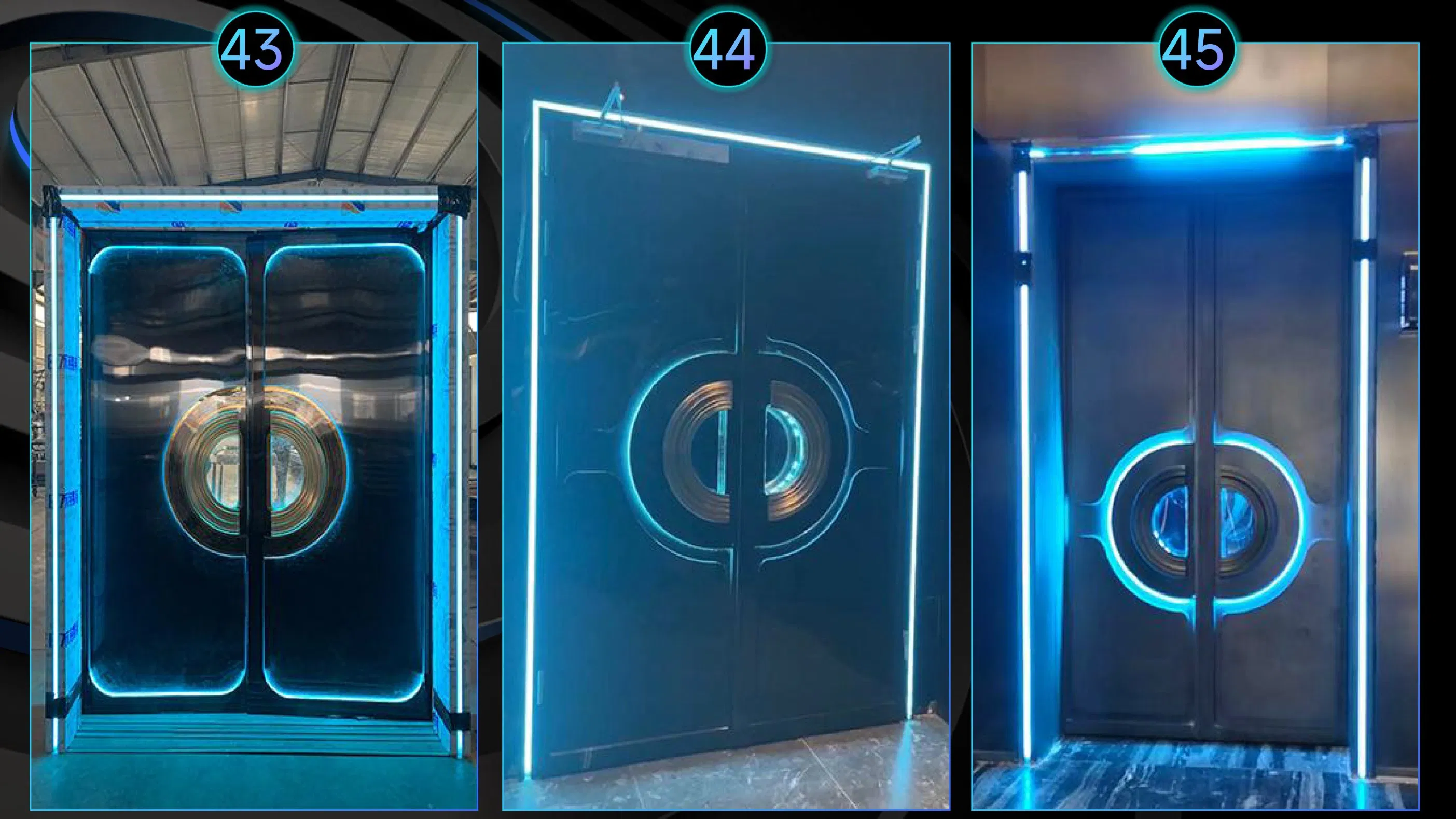 Steel Soundproof Door for Modern KTV Bar Studio Piano Room Excellent for Recording Silent Environments Supermarkets Hotels