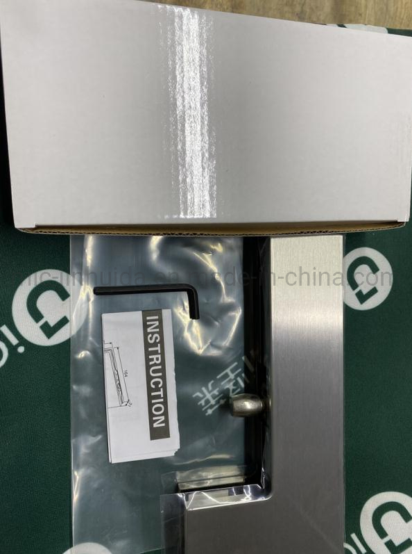 Frameless Glass Door Hardware Stainless Steel L Patch Fitting