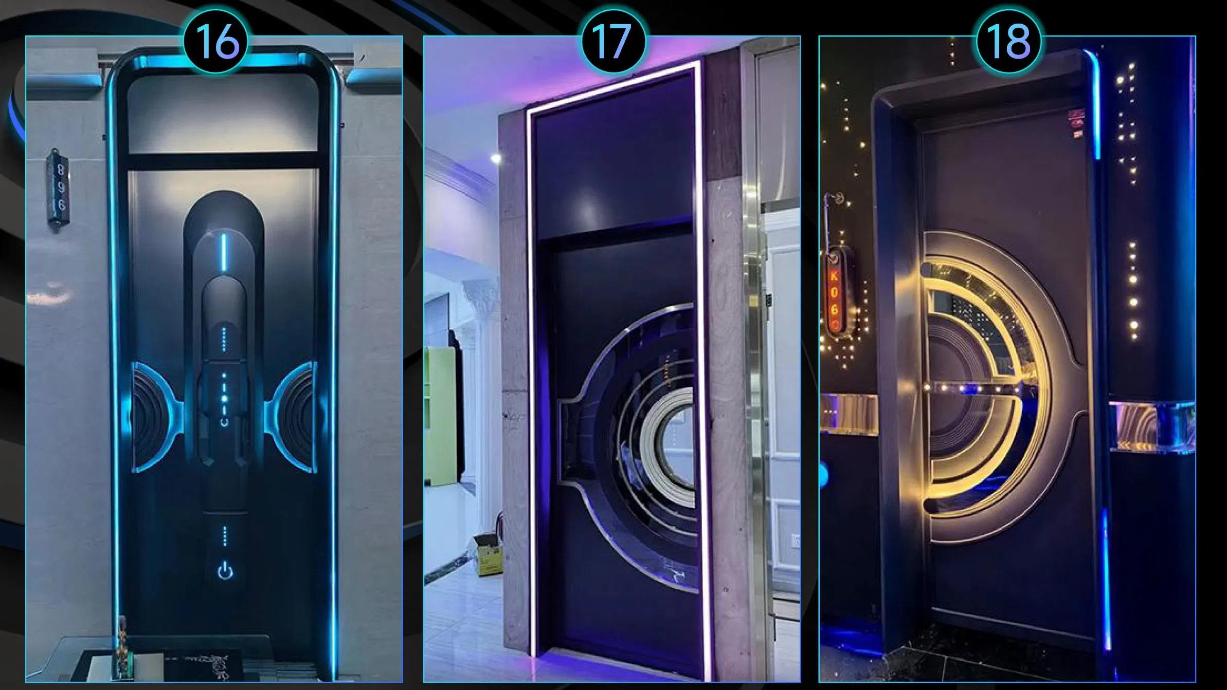 Fireproof Steel Contemporary KTV Doors Factory Price Professional 40db Soundproof for Computer Room Recording Studio