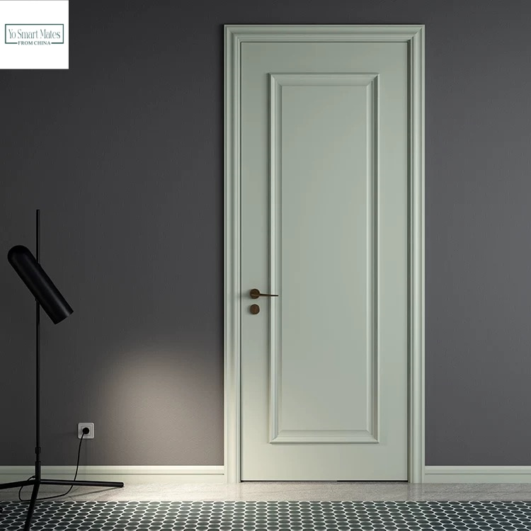 Custom Made Dark Grey Skin Friendly Invisible Frame Soundproof Interior Door Scratch Resistant Door for Home Theater and Recording Studio