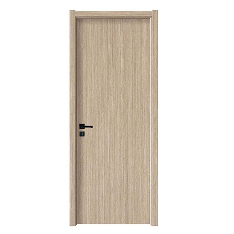 China Hotel Door Melamine Composite Wood Grain Indoor Fiber Doors Simple Flat Door Interior Wooden Swing Solid Door