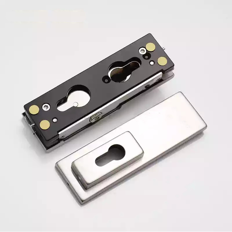 High Quality Stainless Steel Frameless Glass Door Patch Lock Fittings